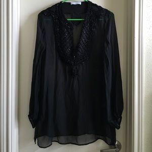 Sheer bathing suit cover up