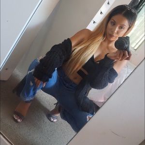 Black Ankle Strap Heels