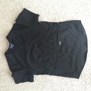 Size small black scrub set