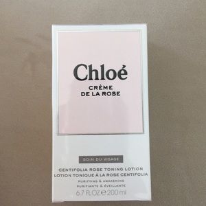 Authentic Chloe Creme de la Rose toning lotion