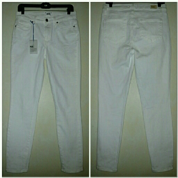 Jean Skinny PAIGE Hoxton Ankle - Taille 28 - Medium Wash (délavé Moyen) - Haute Taille - Occasion Très Bon état