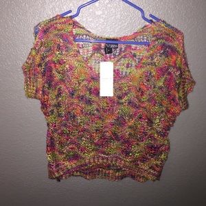 Colorful mesh top