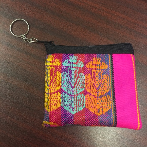 HAND MADE coin holder/key chain
