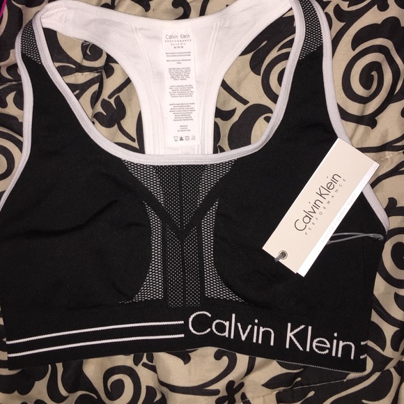 Calvin Klein sport bra in black never worn