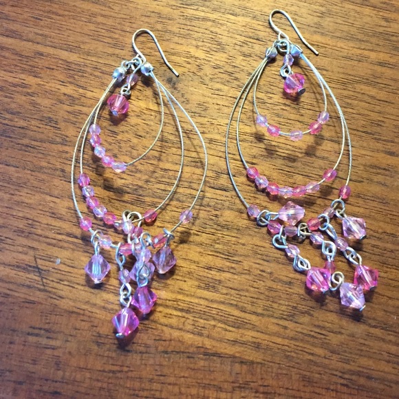 Fun and flirty forever 21 chandelier earrings
