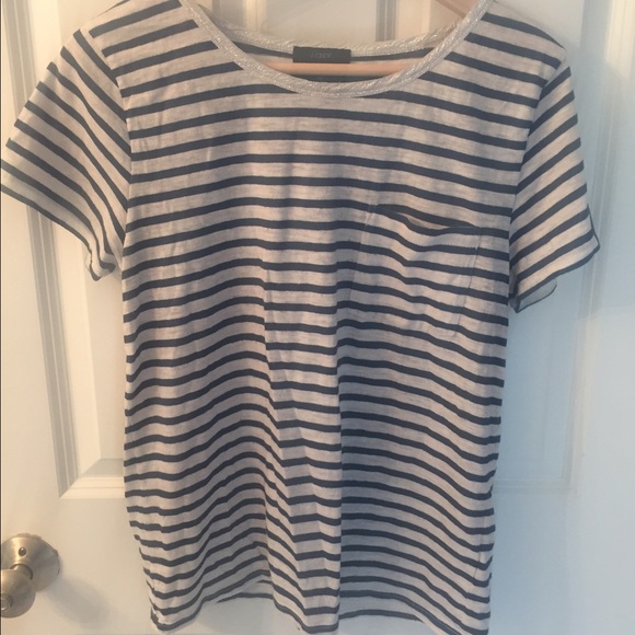 J-Crew Striped T Shirt