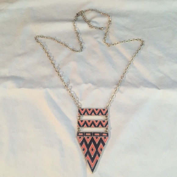 Aztec long necklace