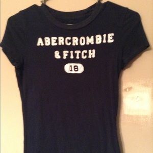 Navy blue Abercrombie and Fitch shirt