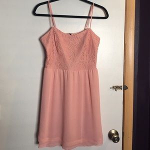 Blush pink dress