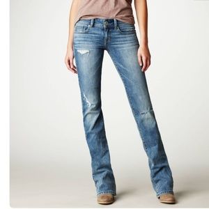 slim boot leg jeans