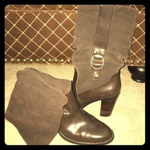 brown fashion boots