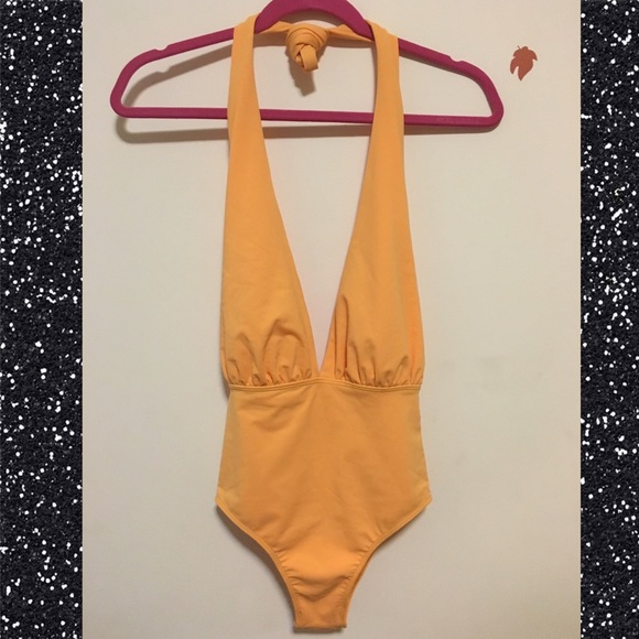 American Apparel Deep Plunge Swimsuit