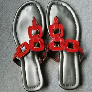 Red Sandals