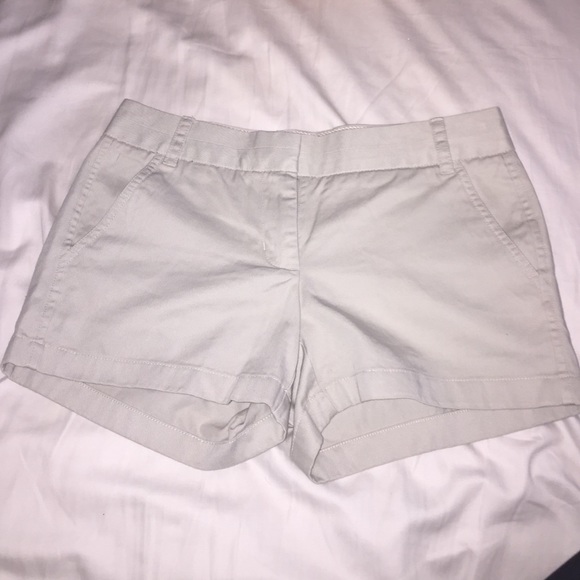 Chino style mini shorts