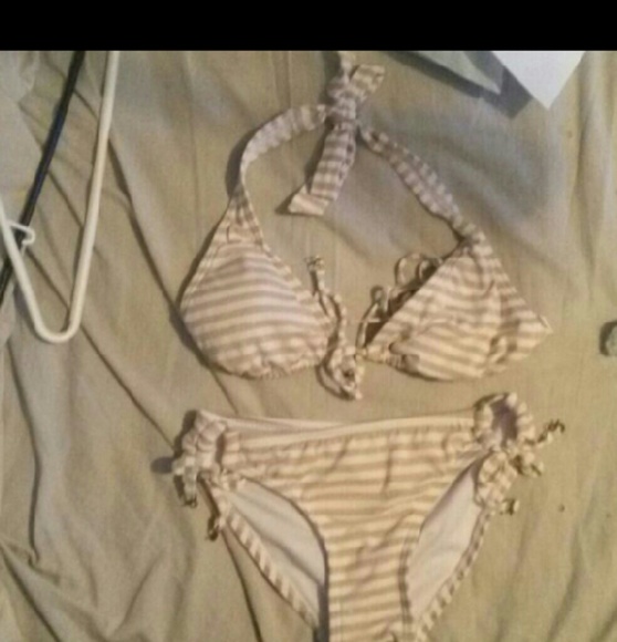 Gold Glittery Bikini