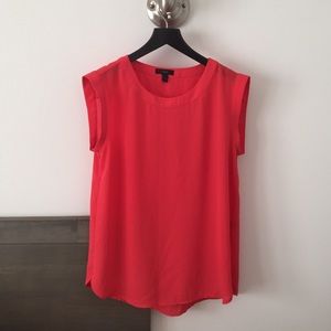 Sleeveless silk J. Crew blouse