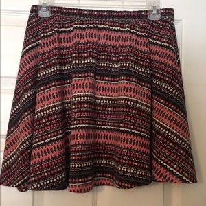 Tribal Print Skirt