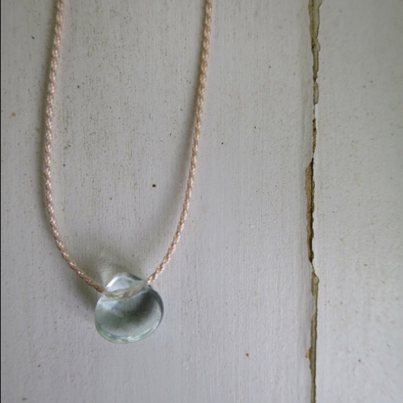 Aqua Drop Necklace