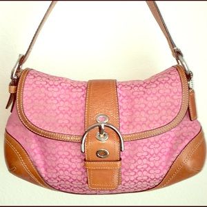 Pink Coach handbag - signature SoHo collection