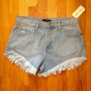 High waisted shorts