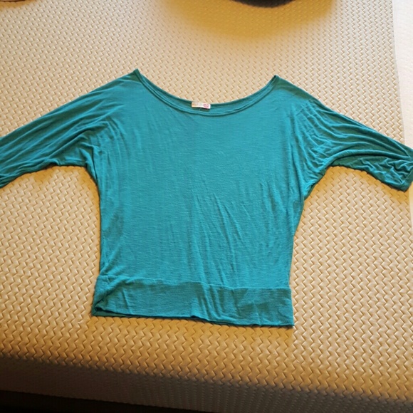Body Central Teal Green Top