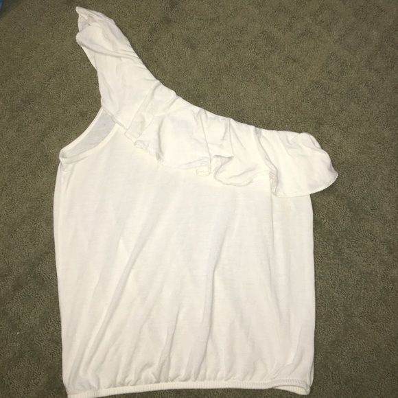 American eagle one shoulder ruffle tank - Picture 1 of 1