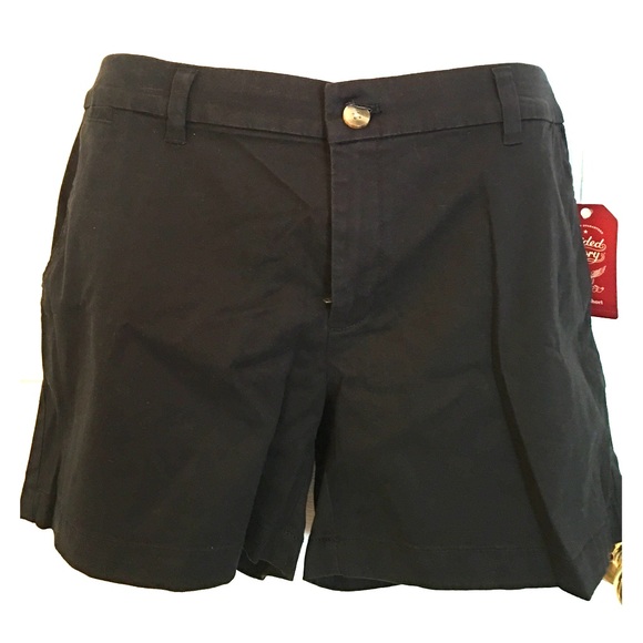 BNWT Faded Glory Size 16 Black Shorts