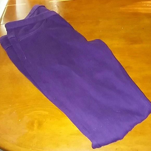 HUE Purple Skinny Jeans