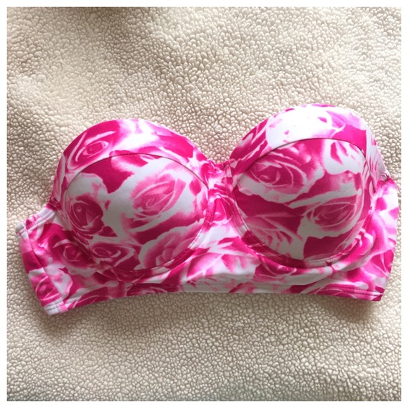 NWT Motel Rose Bandeau Bikini Top - Picture 3 of 5
