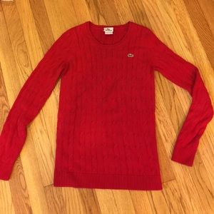 LACOSTE red sweater