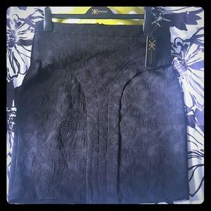 Black skirt- detailed front