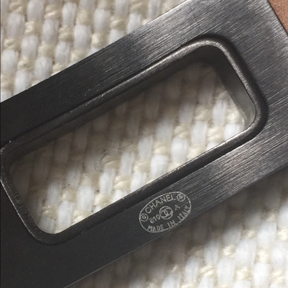 SOLD Authentic CHANEL Python Bracelet - Picture 4 of 4