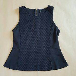 J.  Crew Zipper-back Peplum top
