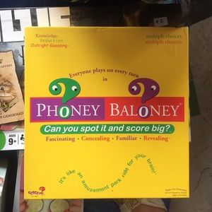 Phoney Baloney board game