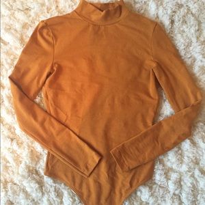 American Apparel Open Back Thong Bodysuit