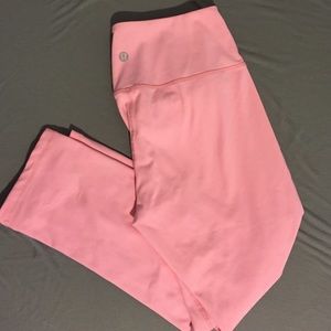 Baby pink lululemon wunder under