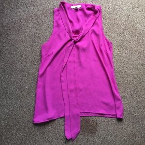 Purple Tie Blouse FREE W/ ANY PURCHASE