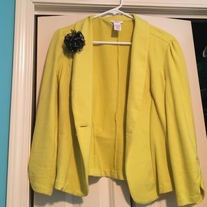 Candie's Yellow Dress Jacket