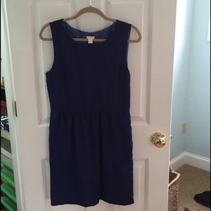 J. Crew Navy Sheath Dress