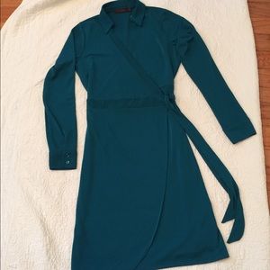 Limited faux wrap dress