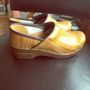 Honey/ Gold  Dansko clogs size 37