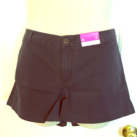 BNWT MERONA Size 16 Navy Blue Side Pocket Shorts