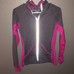 Gray work out jacket
