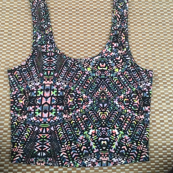 colorful crop top