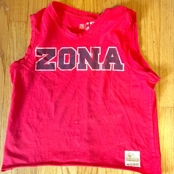 University of Arizona Wildcats "ZONA" cropped tank