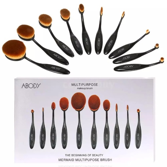 Abody Other - New In box 10 Piece Abody oval foundation brushes