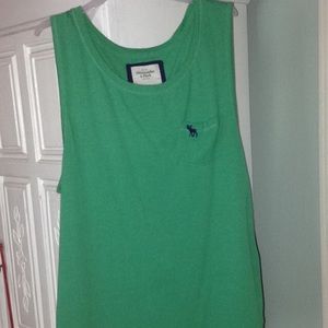 Green tank top