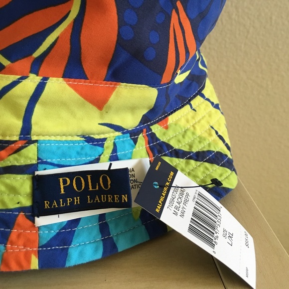 SOLD Reversible Polo Ralph Lauren Bucket Hat NWT - Picture 2 of 3