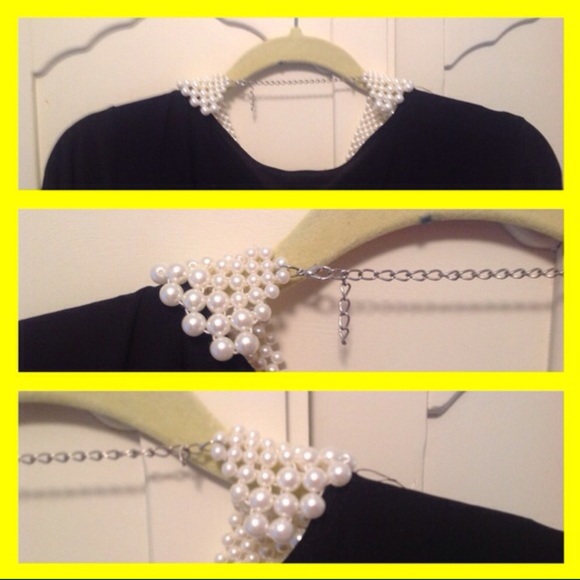HANDMADE PEARL FALSE COLLAR - Picture 3 of 4
