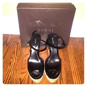 FLASH SALE Gucci Wedges 100% Authentic
